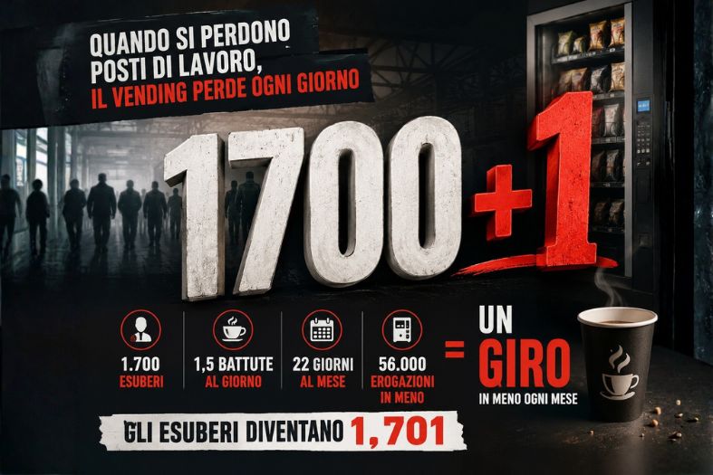 Distributore automatico con contatore erogazioni