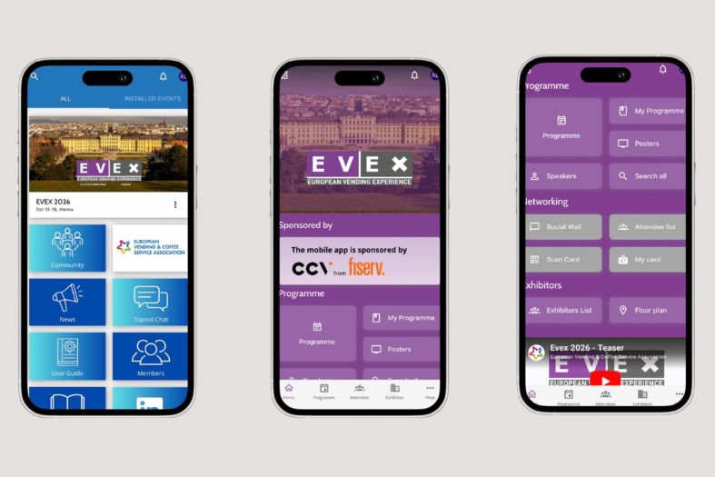 Immagini di schermate interne della APP EVA