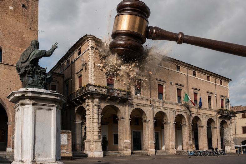 Immagine simbolica sul decreto del TAR relativo all’ordinanza del Comune di Rimini per i negozi H24